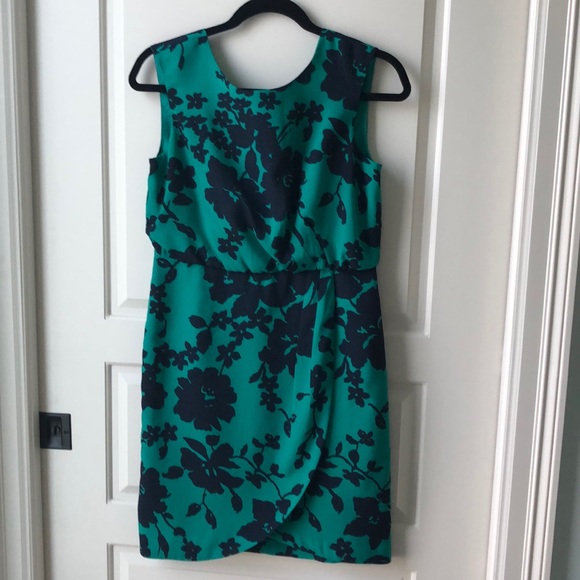 Ann Taylor Floral Print Sleeveless Dress - 4P - Picture 1 of 5